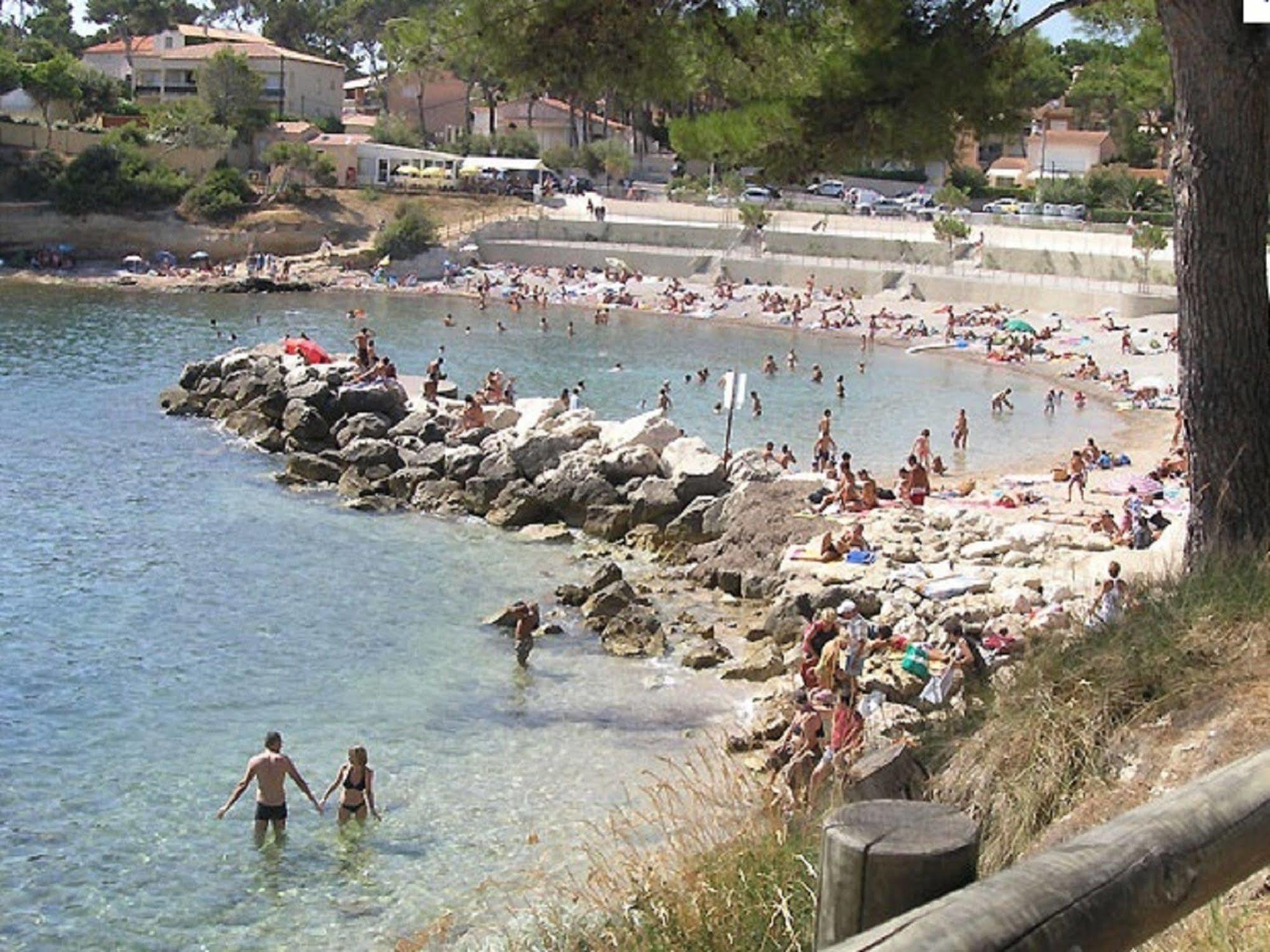 La Maisonnette De La Plage Du Rouet Carry-le-Rouet Exteriör bild